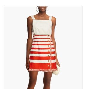 ZIMMERMANN Postcard Boat Neck Mini Dress